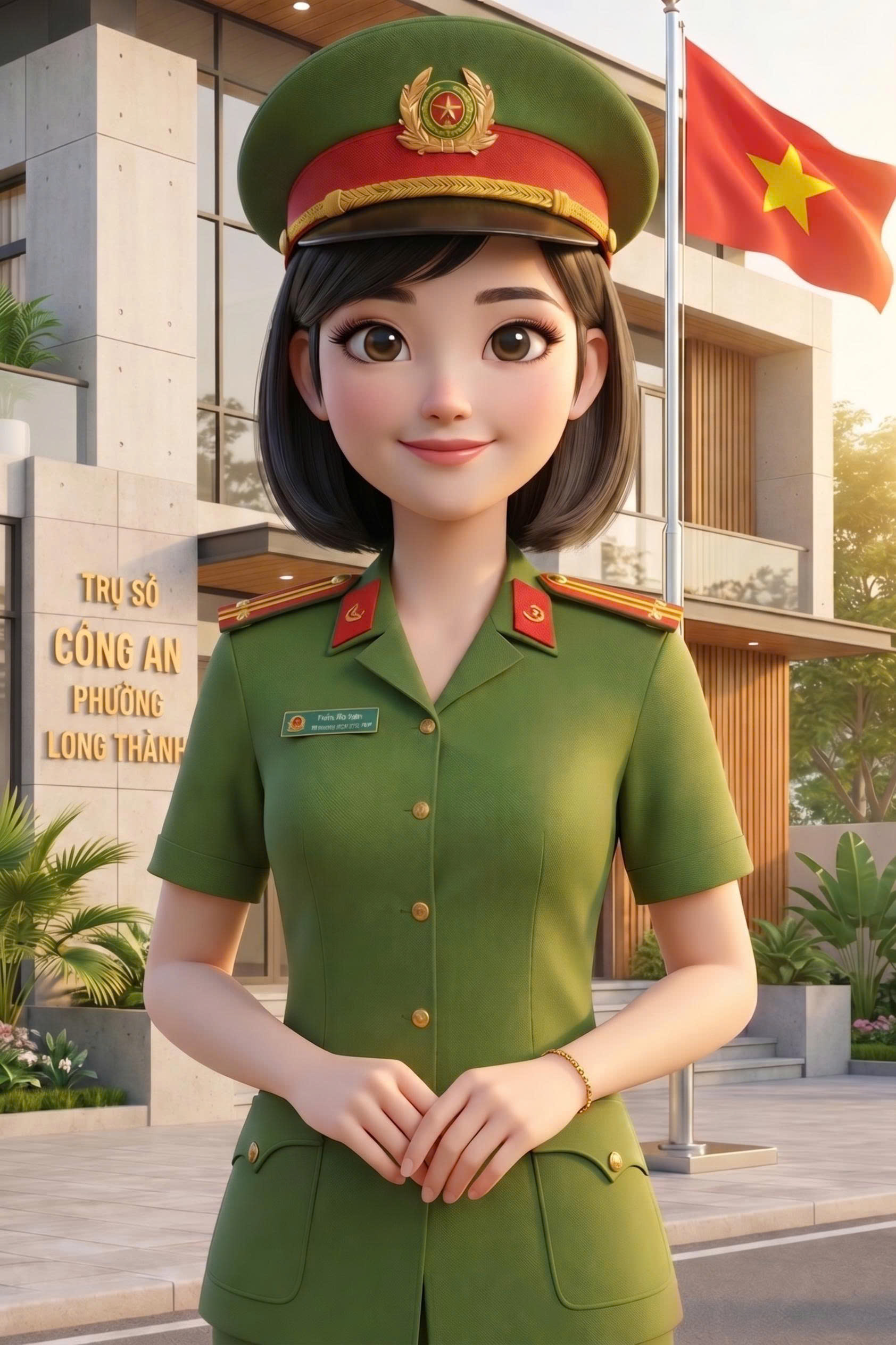 Cán bộ Công an phường Long Thành